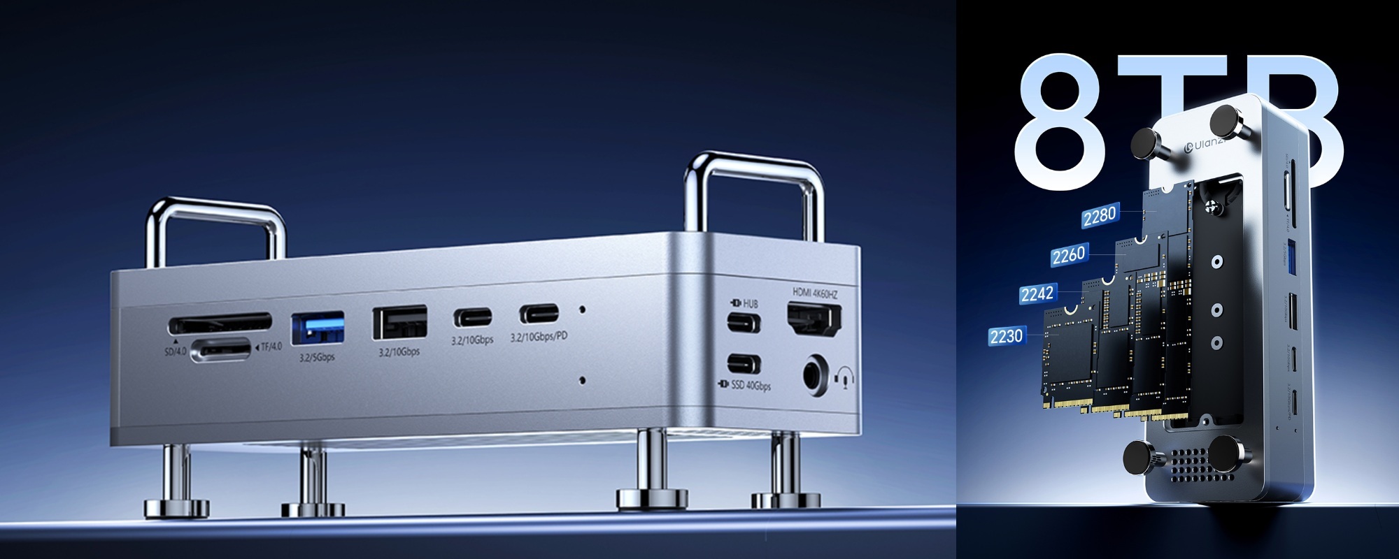 Stacja dokująca Ulanzi QT03 z kieszenią na dysk M.2